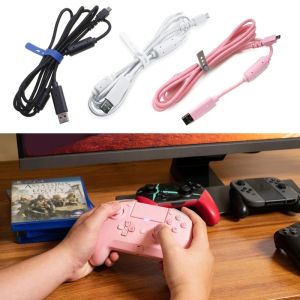 Kablar USB -sladdkabel för Razer Wildcat/Razer Raiju PS4 GamePad Gaming Controller Ersättning Wire Line Black/White/Pink