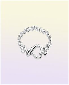 Kvinnor Fashion Chunky Infinity Knot Chain Armband 925 Sterling Silver Femme Jewelry Fit Beads Luxury Design Charm Armband Lady Gift With Original Box6256501