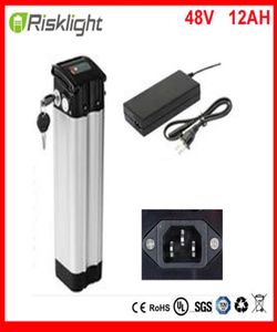 Hergestellt in China Top -Entladung 48 V 12AH SPLIVER FISH BATE 48 V 750W EBIKE Liion Batteriepack für 48 V 750W Motor mit Ladegerät 7090004