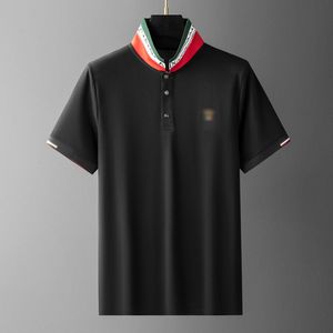 남성 스타일리스트 폴로 셔츠 고급 이탈리아 남자 옷 쇼트 슬리브 패션 캐주얼 남자 여름 티셔츠 많은 색상 크기 m-4xl 무료 배송 #222