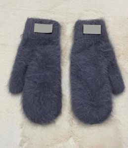 Unisex Mittens Winter Lia Брендовая меховая перчатка Mittens Unisex Lady Youth Furry Rabbit Gloves Multi Color