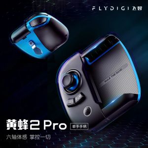 Gamepads New FlyDiGi WASP 2 PRO One handed gamepad Somatosensory upgraded version for Apple Android mobile phone game handle controller