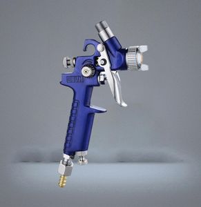 08mm10mm Munstycke H2000 Professional HVLP Mini Paint Spray Gun Portable Airbrush för målning av bil aerograph pneumatisk pistol 2107194473813