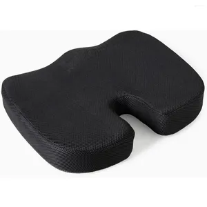 Pillow Car Memória Ortopédica em forma de U Selavat Desk Work Acessórios para jogos Sciatica Chair Pad
