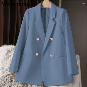 Women's Suits Korean Fashion Suit Jackets Casual Spring Autumn Blazers Moms Office Big Size 3xl Coats Vintage Womens Tailoring Loose