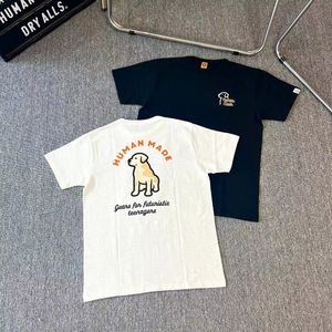 Черная белая футболка высококачественная футболка для печати Tee Tee 2024SS Real Photos