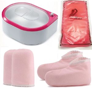 Kettles Paraffin Wax Heater Machine Bath For Hand Foot Warmer Heat Therapy With Mitts and Bootie Continuous Hydrating &Whiting Hand