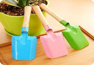 Mini Gardening Shovel Colorful Metal Small Garden Hardware Tools Digging Kids Spade Tool ZWL2566413812