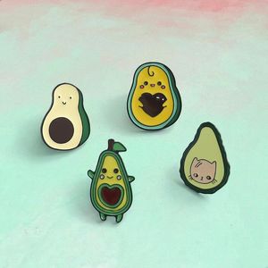 avocado brooch Cute Anime Movies Games Hard Enamel Pins Collect Cartoon Brooch Backpack Hat Bag Collar Lapel Badges