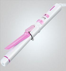 Professionell keramisk Auto Rotary Electric Har Curler frisör Styling Curling Iron Roller Wand Tool Automatisk frisörsalongvåg 6565959