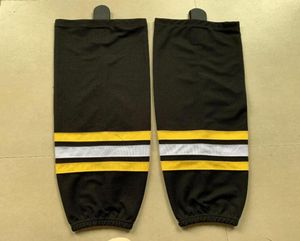 New Kids Youth Men Men Blue Ice Hockey Socks Black Training Socks 100 Polyester Practice Meocks Quality1448953