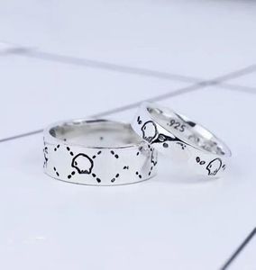 Women Designer Ring for Man Fashion Skull Letter G Fine Silver Luxury Rings with Box Jewelry Sapee1427986