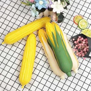 装飾的な花シミュレートされたコーンモデルプラスチックキャビネット偽の野菜装飾ポグラシ撮影小道具ホームデコレーション