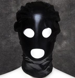 Ikoky Seks Headgear Açık Ağız Göz Kaput Maskesi Erotik Oyuncaklar Köle Seks Mağazası Seks Oyuncakları Çift SM Bondage Yetişkin Oyunları Seksi Head Mask7361987