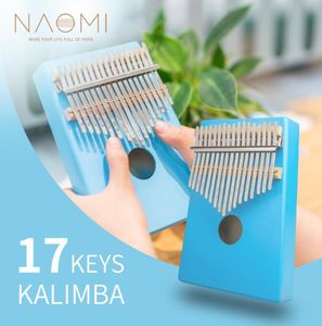 Naomi 17 Keys Kalimba Thumb Piano Finger Piano Gifts for Kids Aduls Beginners5669001