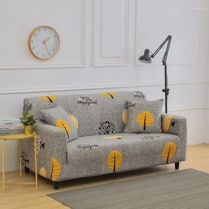 Pokrywa krzesełka elastyczna sofa drzewa Wysokiej jakości rozciąganie do rozciągania do salonu l Kształt Couch Couch Decor Home Decor