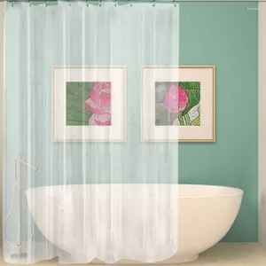 Duschgardiner dekor badrum accessarier mögelproof transparent peva plastbad levererar vattenstänk resistent gardin