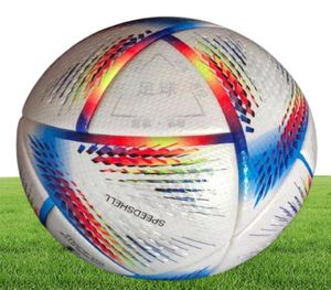 Top New World 2022 Cup Soccer Ball Größe 5 Hochgrad Schöne Match -Fußballschiff Die Bälle ohne Air1861017