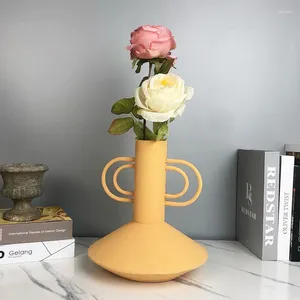 Vasen Home Creative Soft Ins Dekoration Vase Nordic Style Simple Decor Flower Mought Art Kunst