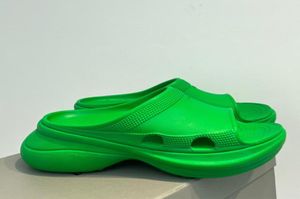 Wmns Sandals 2023 Pool Slide Fashion Luxury Light Purple Neon Green Triple Black White Beige Rubber Designer Slides Pop Open Toe S4450414