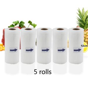 Machine 12*500cm Vacuum Food Sealer Bags Roll Storage Bag For kitchen Packaging Sealing Machine Fresh Keeping BPA Free