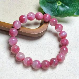 Bracelets de link Bracelete de rodonita natural Mulheres lindas de cristal colorido Cura de moda de gemas jóias 1pcs 7/8/10/12mm