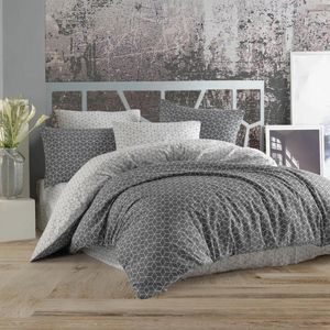 Sängkläder set Cotton Grey White Double Bed Classic Set El Home Turkiet Luxury Kit Däcke Cover Full Package 200 x220