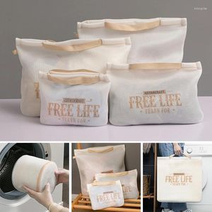 Laundry Bags Mesh Bag Set Washing Machine Large Capacity Thick Dirty Basket Anti-deformation Clothing Care Household