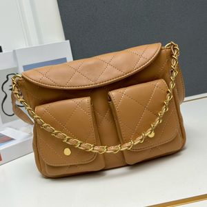 24p مصمم أزياء Crossbody حقيبة الكتف الحقيبة للنساء سلسلة رسول رسول حقيبة الجودة Hobo Vintage Bag Clet