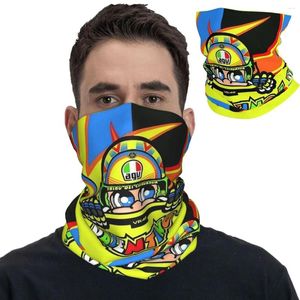 Halsdukar motorcykel racing bandana nacke gaiter tryckt rossi ansikte halsduk multi-use headwear fiske unisex vuxen vinter