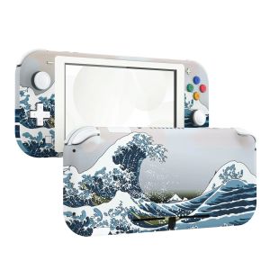 Случаи Througher Soft Touch The Great Wave Diy Custom Custom Seell корпус с защитой экрана для NS Switch Lite