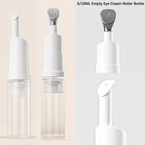 Storage Bottles 5/10ml PP Thickened Empty Cosmetic Container For Eye Cream Massage Essential Refillable Bottle Lip Metal Top Soft Tube