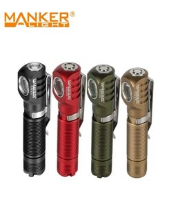 Manker E02 II 420lm Luminus SST20 Flashlight LED AAA 10440 Torcia portachiavi Pocket EDC Mini con clip reversibile a coda magnetica 2201031758