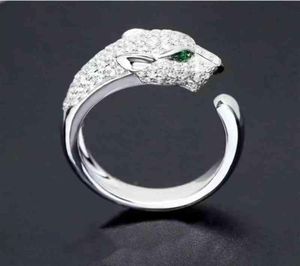 Lüfter Bingbing kann den Panther -Ring und den Diamanthand mit einer modischen Persönlichkeit 188T2181633 einstellen