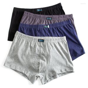 Underpants GUIKELL 4-packs Men's Boxer Pantie Lot Underpant Loose Large Short Cotton Plus 6XL 7XL 8XL Underwear Male XXXXL