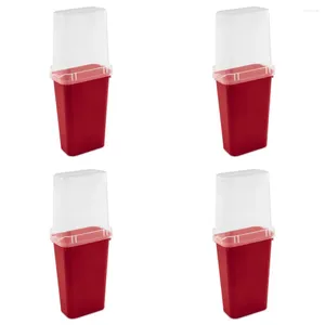 Storage Bottles Sterilite 40" Vertical Wrap Box Plastic Infra Red Set Of 4 17 1/8" L X 10 5/8" W 41 3/8" H