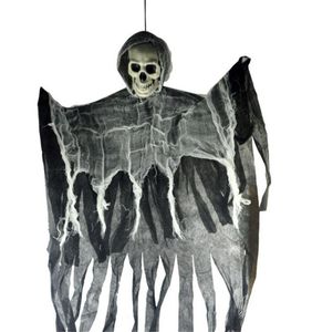 Halloween Decorazione Scheletro inquietante Faccia appesa Horror Horror Haunted House Grim Reaper Halloween Props Supplies JK1909XB9852548