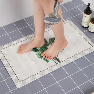Bath Mats Anti-Skid PVC Shower Mat Long Safety Floor Rugs Suction Cup Carpet Toilet Foot Pad For Elderly Child Printing