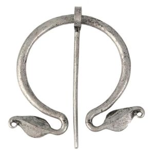 Penannular Viking Brooch Cloak Pin Medieval Clasp Viking jewelry Norse jewelry Shawl Accessories GB5438793797