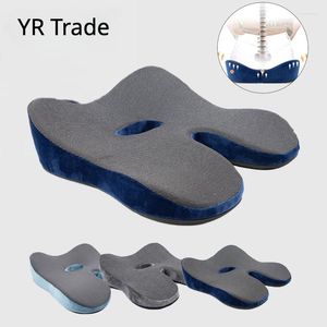 Kudde yr Trade Memory Foam Seat Orthopedic Coccyk Office Chair Support Car Hip Pain Relief Massage Pad