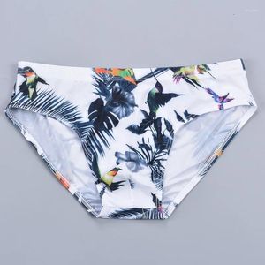 Underpants sexy Unterwäsche Männer schöne Blumen drucken lässige Shorts Homme männliche bequeme Männer atmungsaktives Höschen