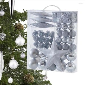 Party Dekoration Kiefernkegel Ornament Set DIY Ball Ornamente Shatter -Proof Christmas Tree Pendants für Innenhause