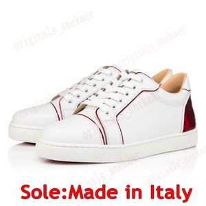 Scarpe rosse Scarpe Designer S Top a basso taglio Sneaker in pelle bianca nero Sneaker Reds Made in Italia Women Platform Moca