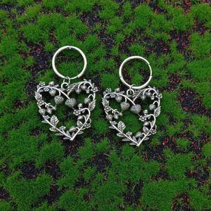 Hoop örhängen 10Pair Witch Natural Heart Shaped Mushroom Women Elegant Temperament Party Jewelry