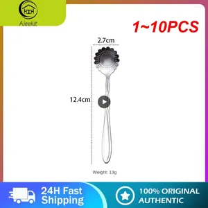 Coffee Scoops 1-10PCS Stainless Steel Colorful Colors Wedding Hand Ceremony Rose Spoon Creative Durable Cherry Blossom