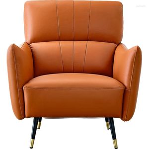 Dekorative Figuren ZL Ledersofa Single Lounge Chair kleine Wohnung