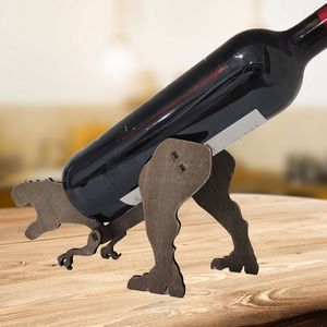 Vinstället Bar Stand Bracket Display Stand Decor Wine Rack Wine Glass Rack Dinosaur Wine Bottle Holder Kitchen Decor