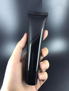 20200ml Black Plastic Soft Bottle Empty Cosmetic Facial Cleanser Eye Cream Squeeze Tube Hand Lotion Lip Packing Bottles1683994