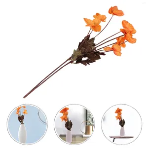 Flores decorativas 2 PCS PCS FLOR ARTIFICIAL BRIED BOUCET BRANAMEIR