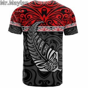 Kişiselleştirilmiş 3D Baskılı Yeni Zelanda T-Shirt Aotearoa Kowhaiwhai Desenleri Dövmeler Tshirt Erkek Kadın Sokak Giyim UNISEX TEE TOPS-8